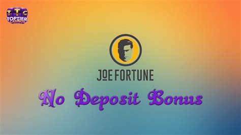 joe fortune no deposit bonus
